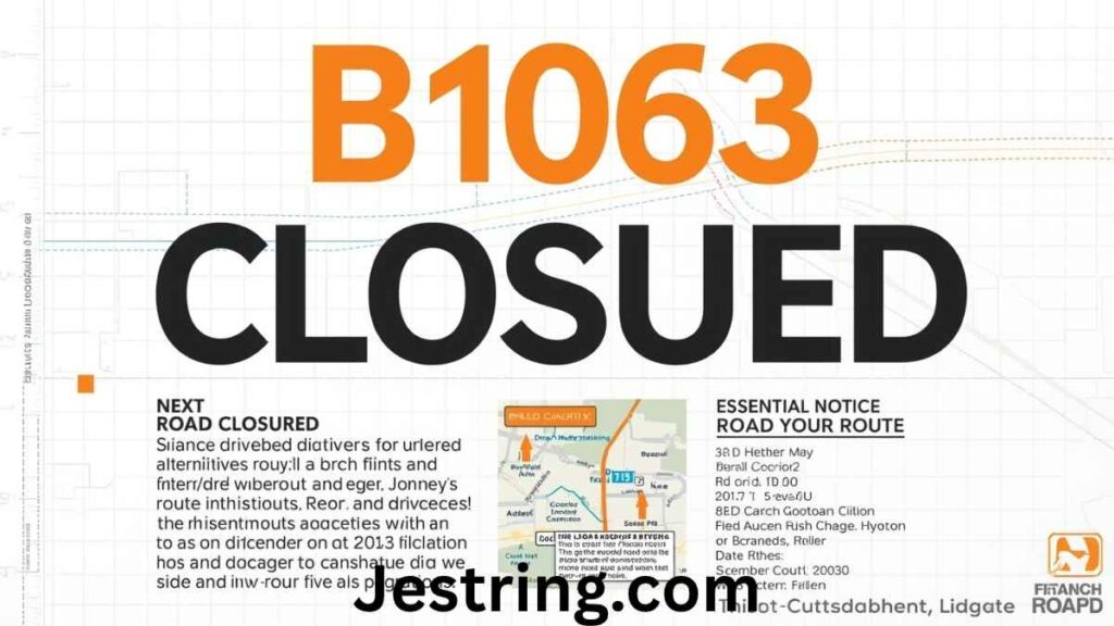 B1063 Road Closure Lidgate