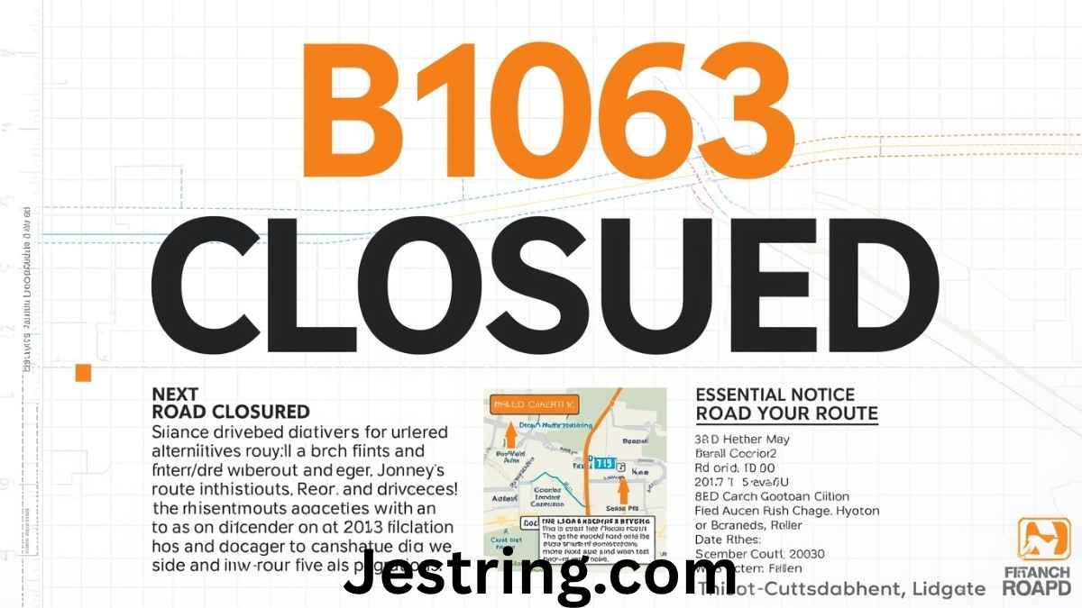 B1063 Road Closure Lidgate